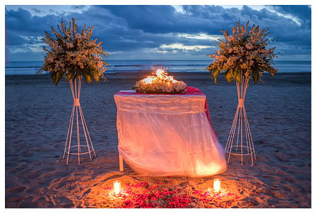 Beach venue for wedding ceremony and reception for 4 hours usage 